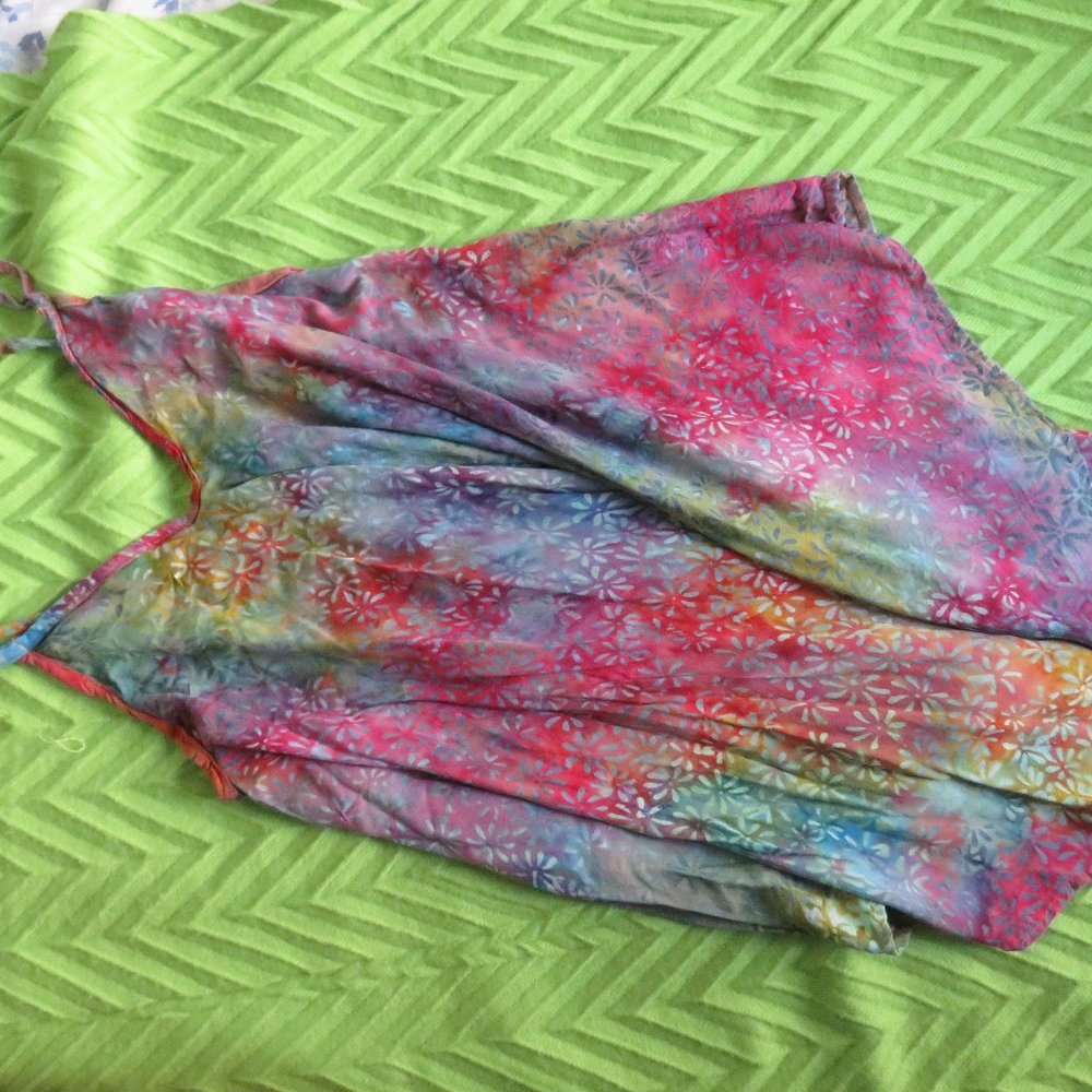 Bohemian Tie Dye Sundress OS